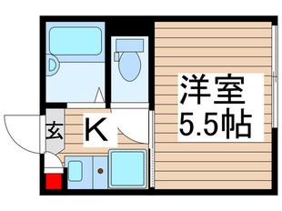 Reberty北千住の物件間取画像